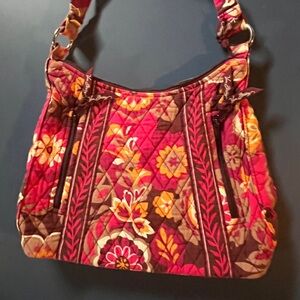 Vera Bradley Lisa B Carnaby Floral Shoulder Bag